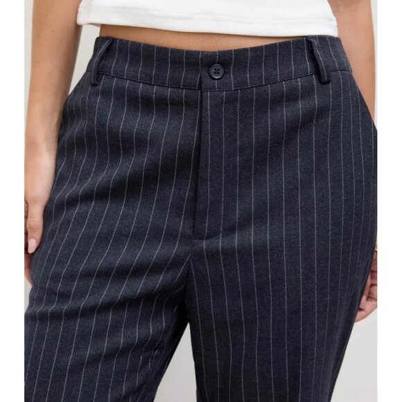 XL Flared Pants - Never Worn - Dark Navy Pinstripe - Picture 3 of 10